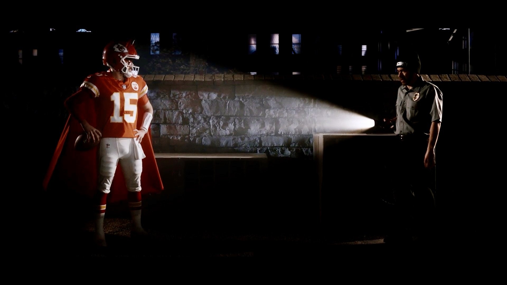 Frame from FNS Patman Trilogy, shot by G. John Slagle.