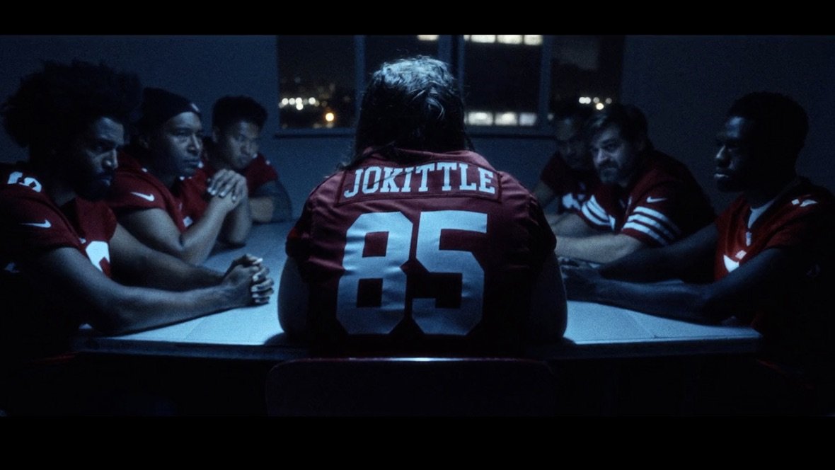Frame from FNS Patman, shot by G. John Slagle.